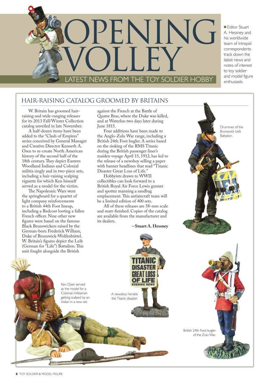 Toy Soldier & Model Figure Preview Pages