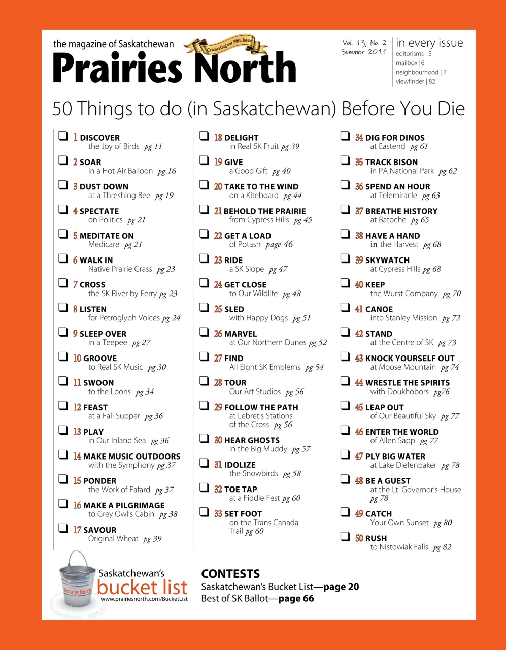 Prairies North Magazine Preview Pages