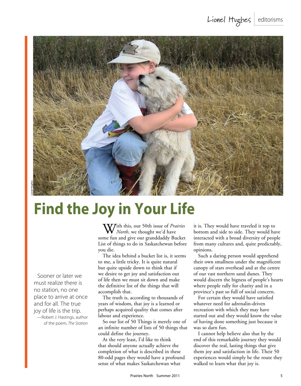 Prairies North Magazine Preview Pages