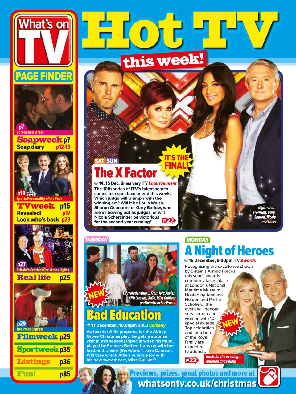 What's on TV Preview Pages
