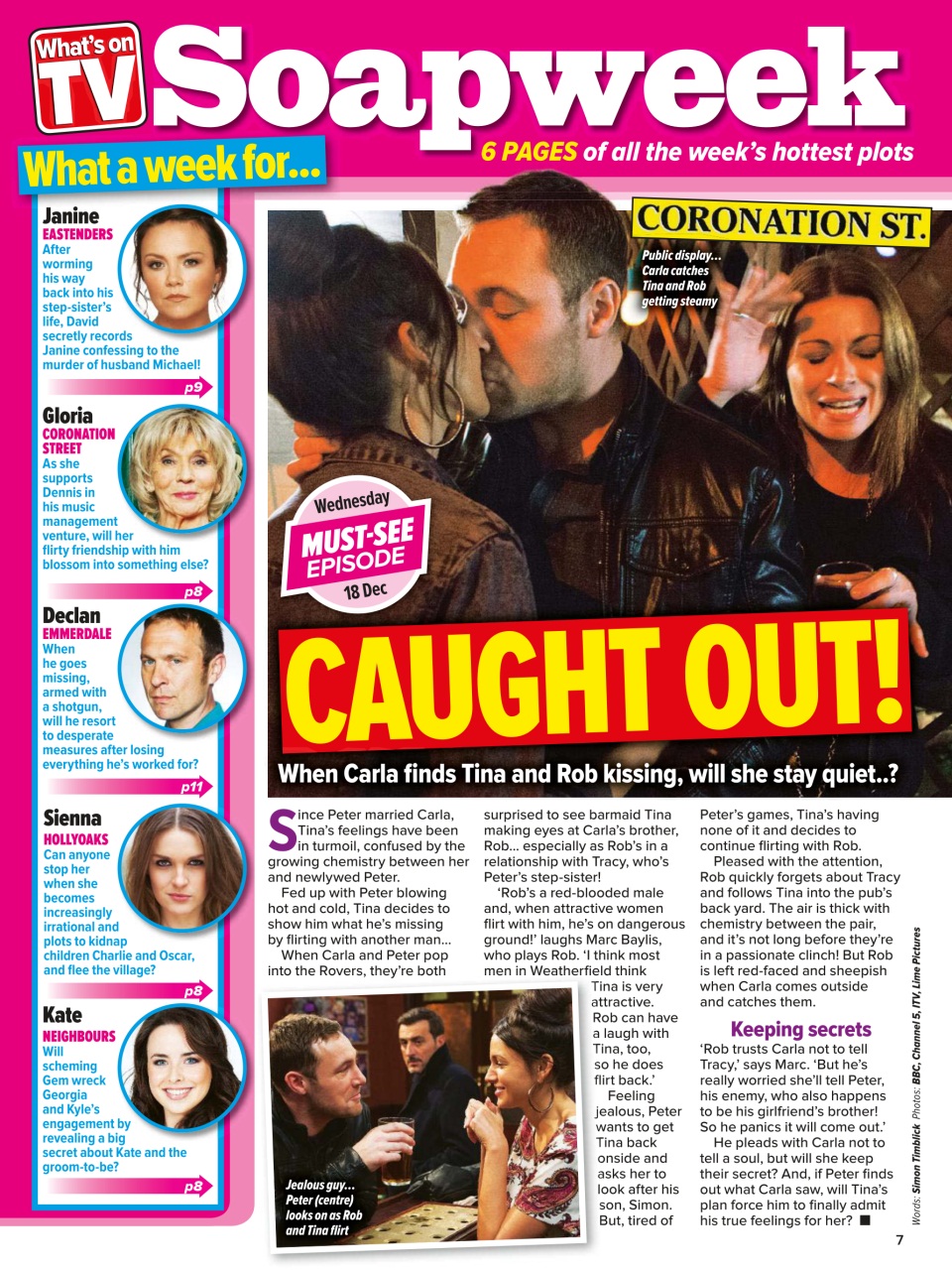 What's on TV Preview Pages