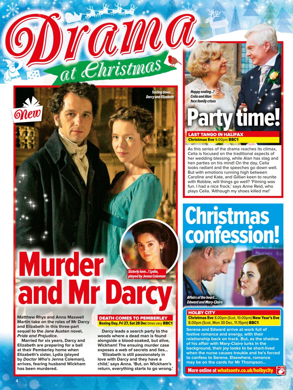 What's on TV Preview Pages