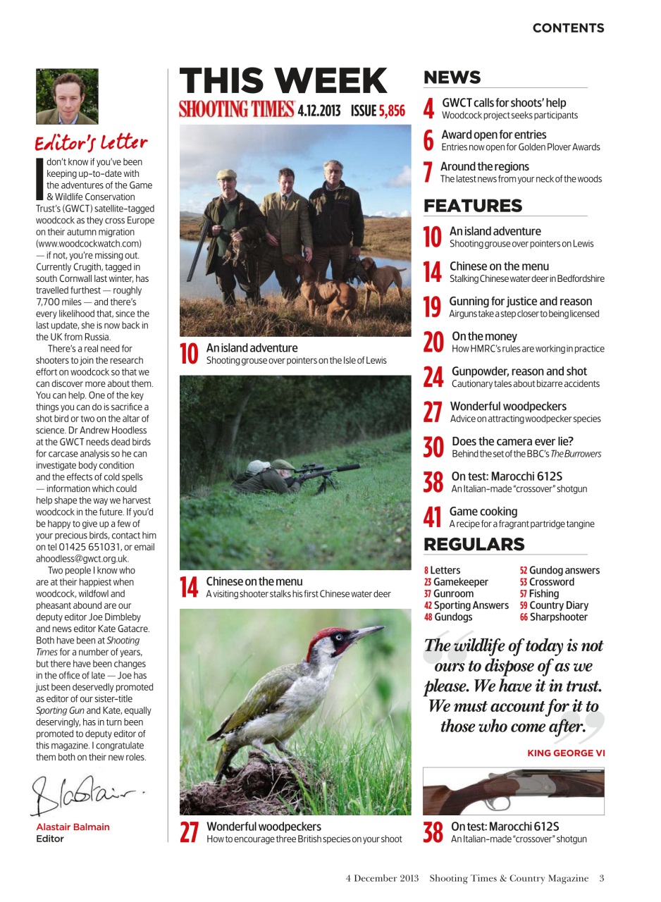 Shooting Times & Country Preview Pages