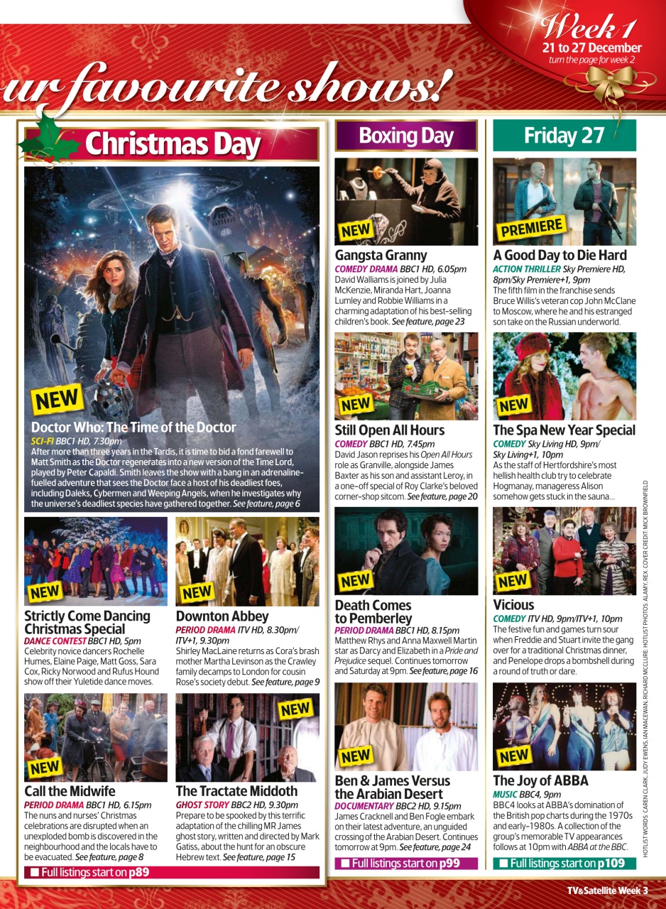 TV & Satellite Week Preview Pages