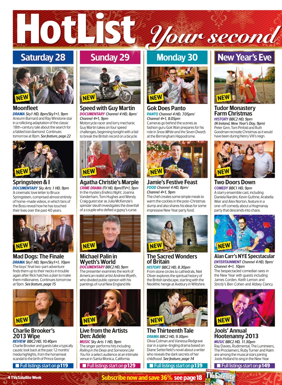 TV & Satellite Week Preview Pages