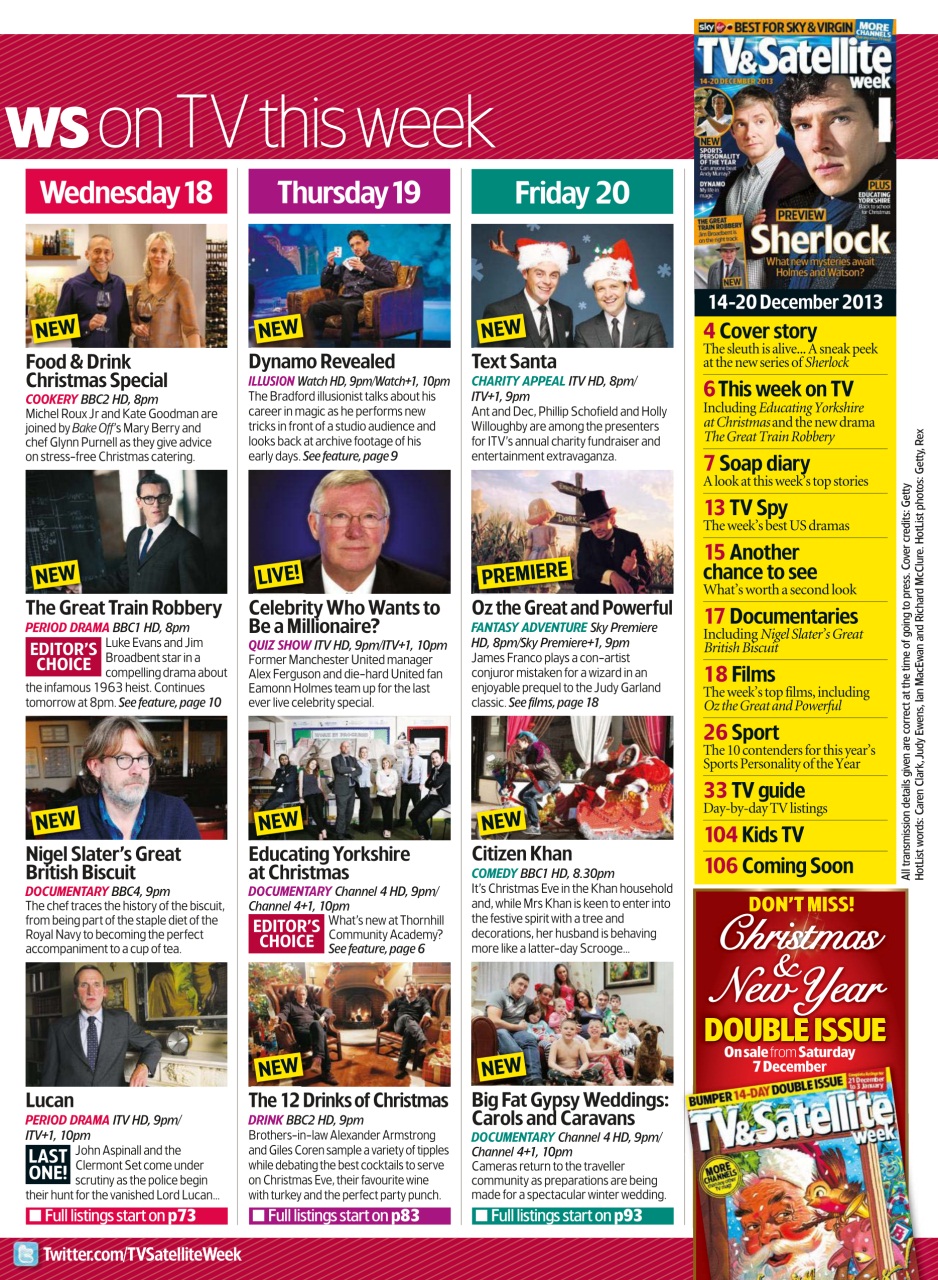 TV & Satellite Week Preview Pages