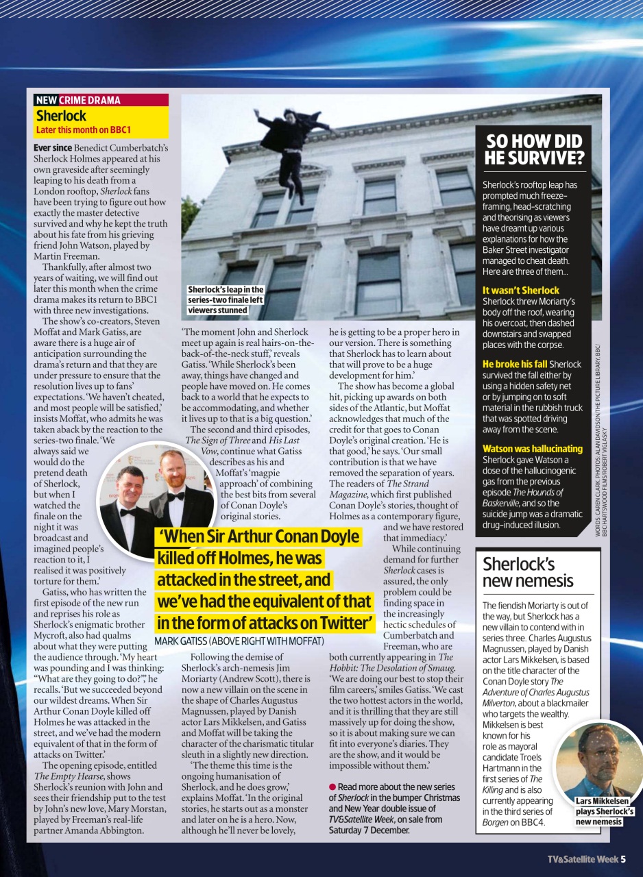 TV & Satellite Week Preview Pages