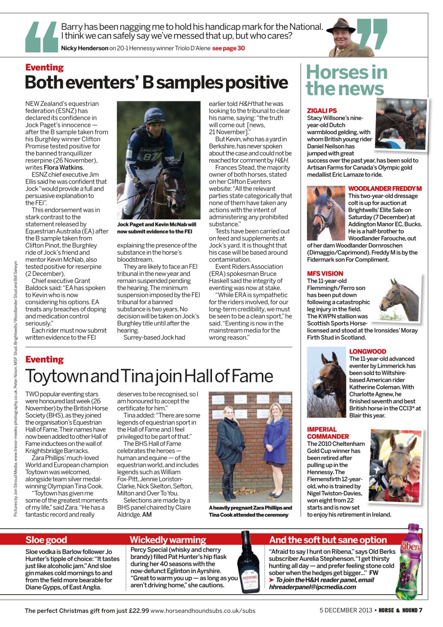 Horse & Hound Preview Pages