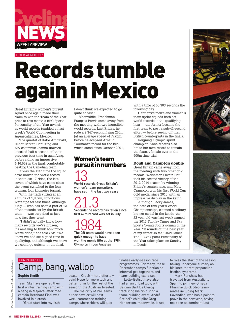 Cycling Weekly Preview Pages