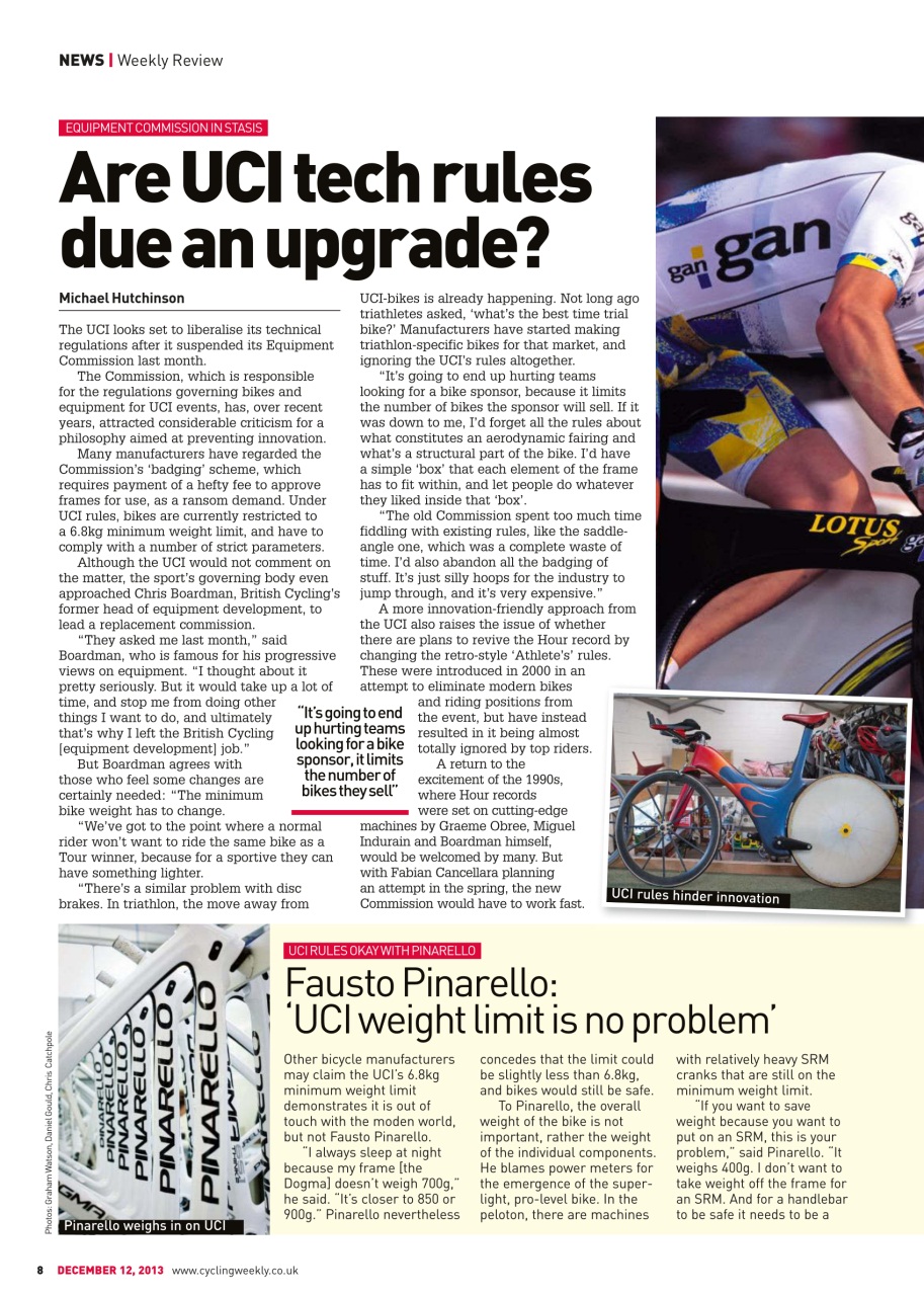 Cycling Weekly Preview Pages