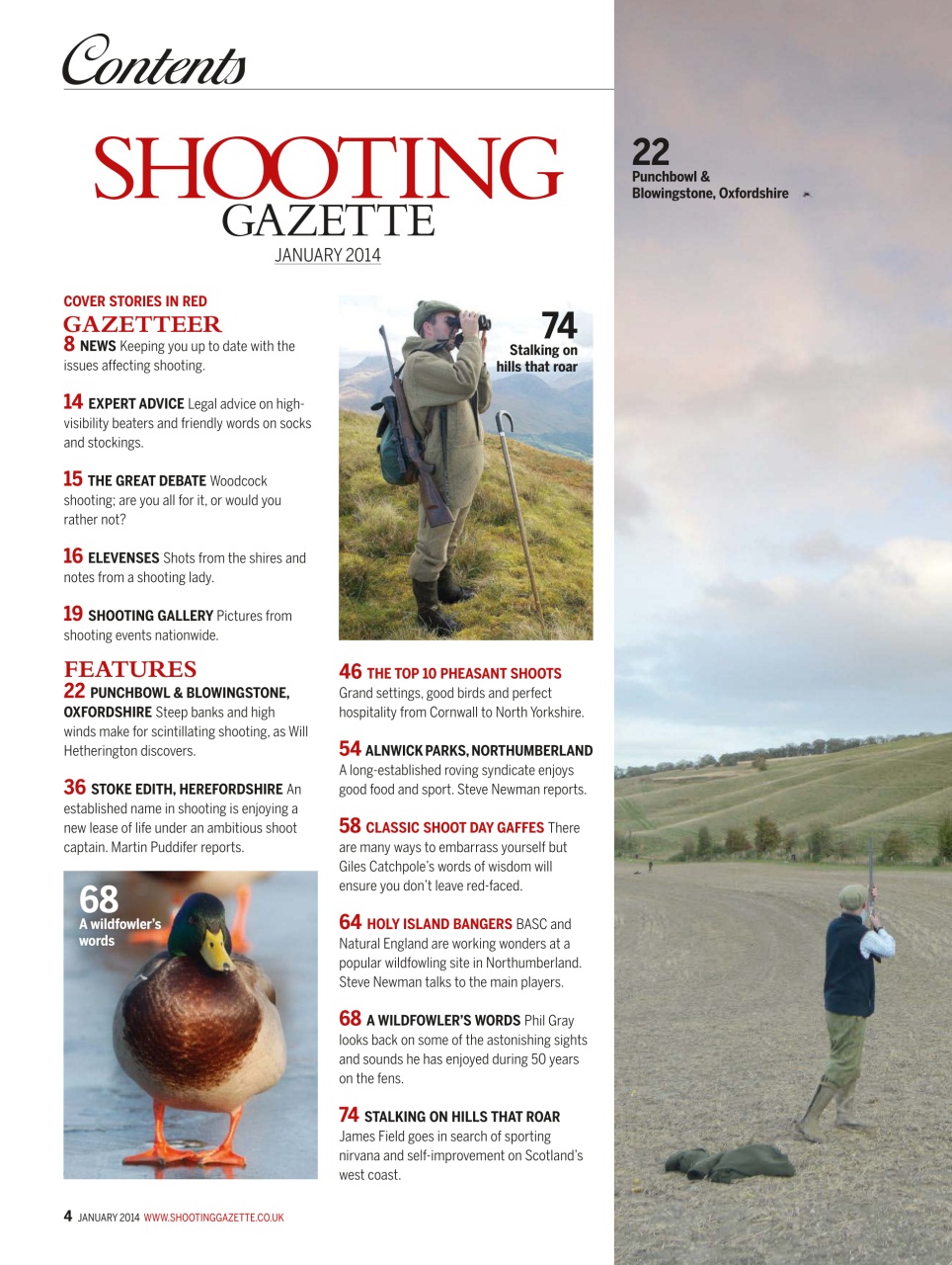 Shooting Gazette Preview Pages
