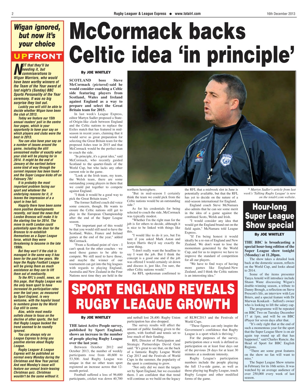 League Express Preview Pages