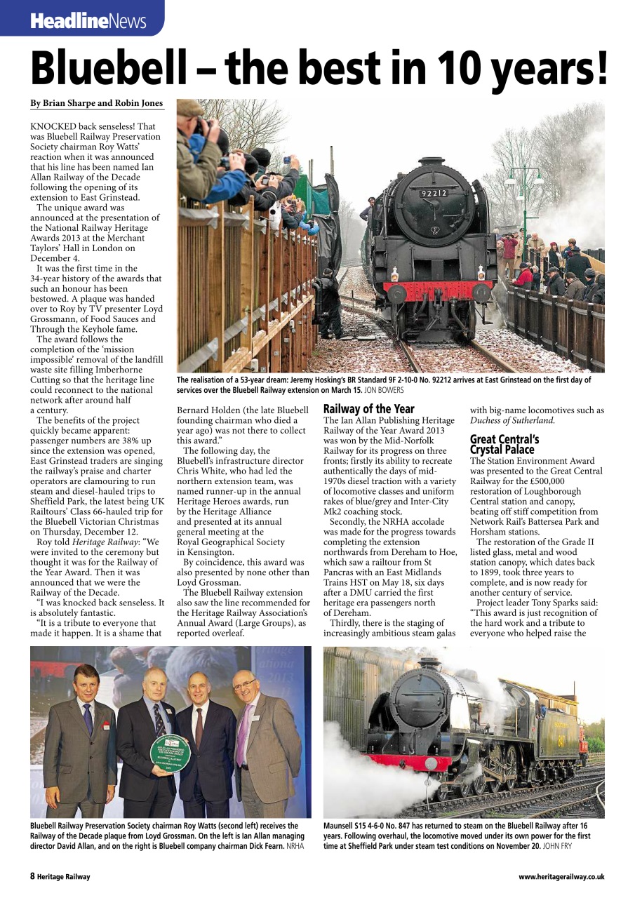 Heritage Railway Preview Pages