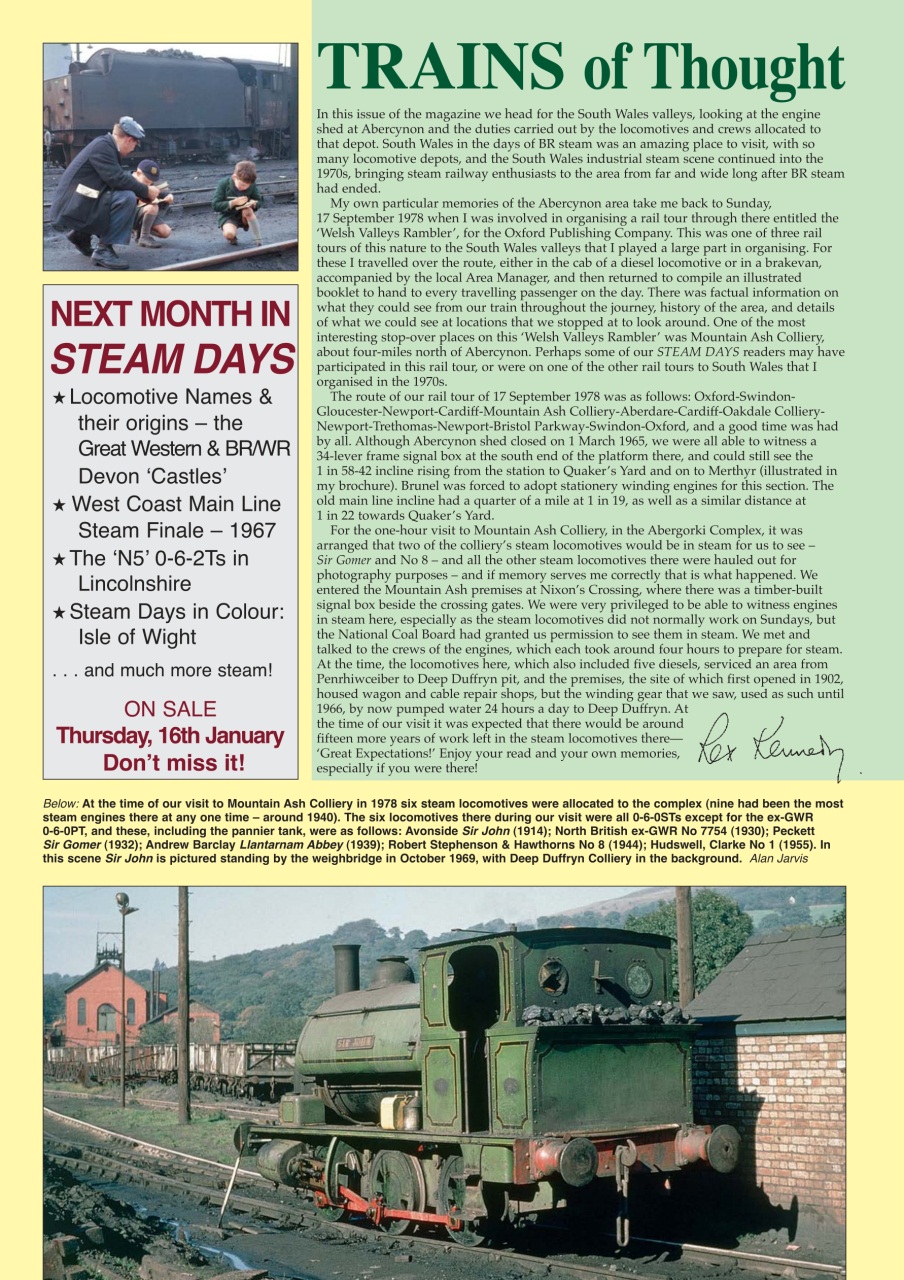 Steam Days Preview Pages