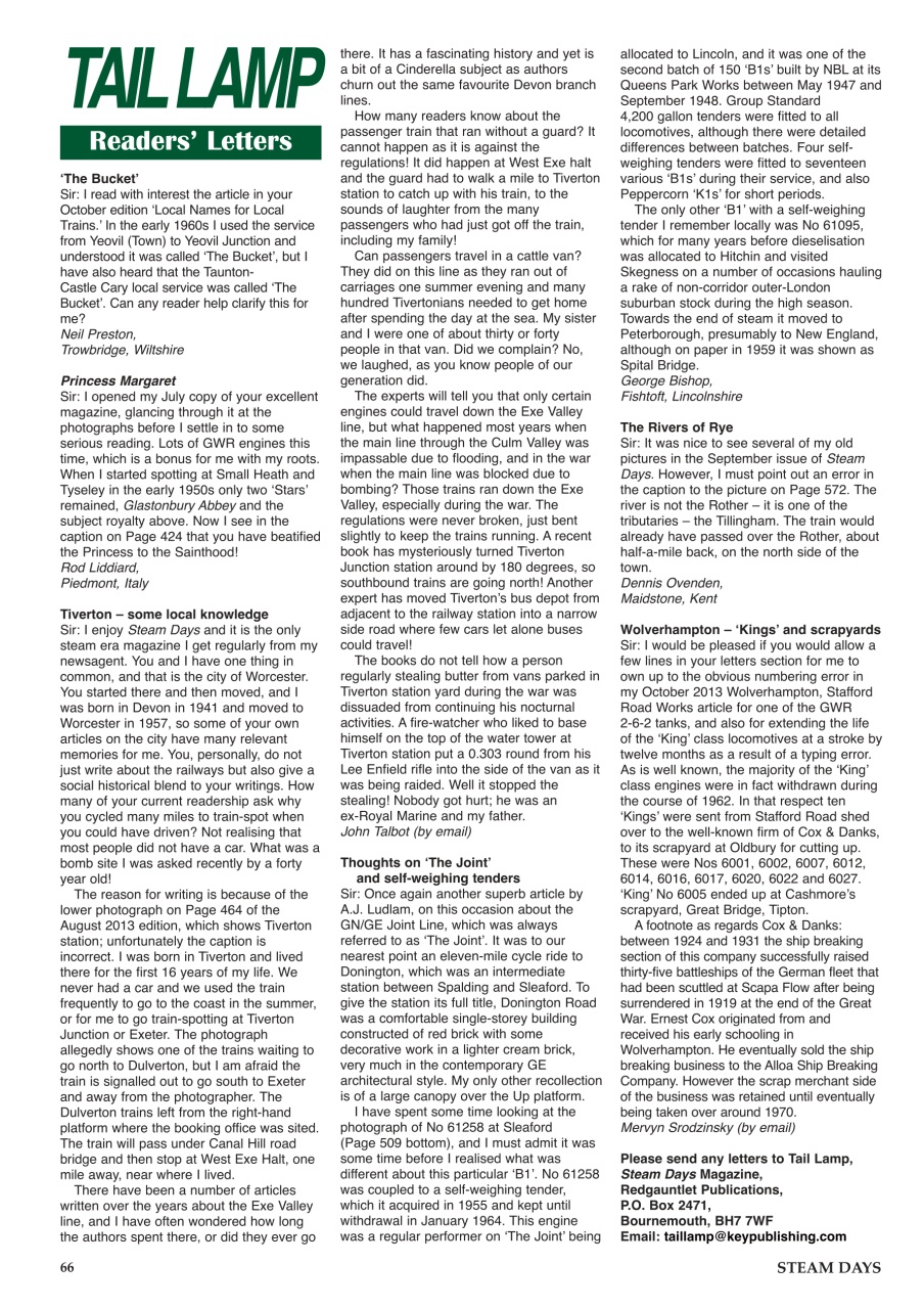 Steam Days Preview Pages