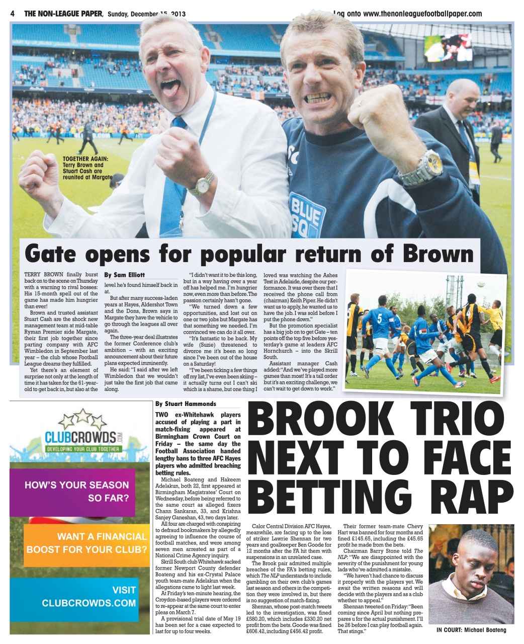 The Non-League Football Paper Preview Pages