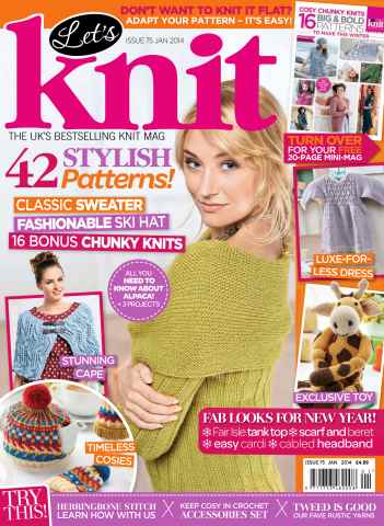 Let's Knit issue January 2014