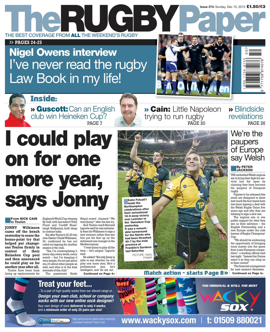 The Rugby Paper Preview Pages