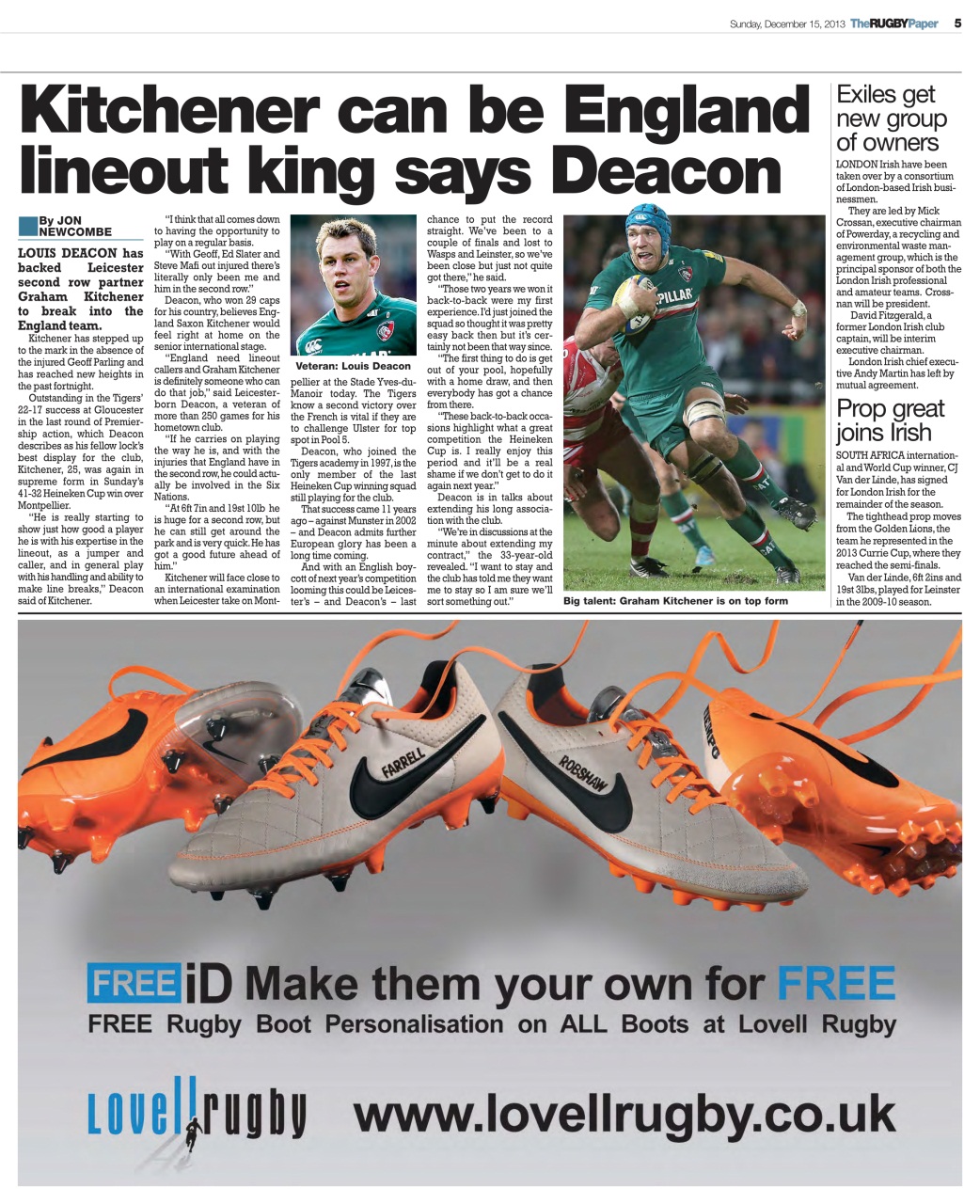 The Rugby Paper Preview Pages