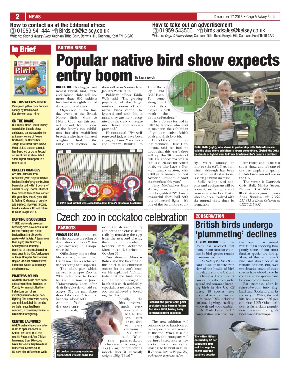 Cage & Aviary Birds Preview Pages