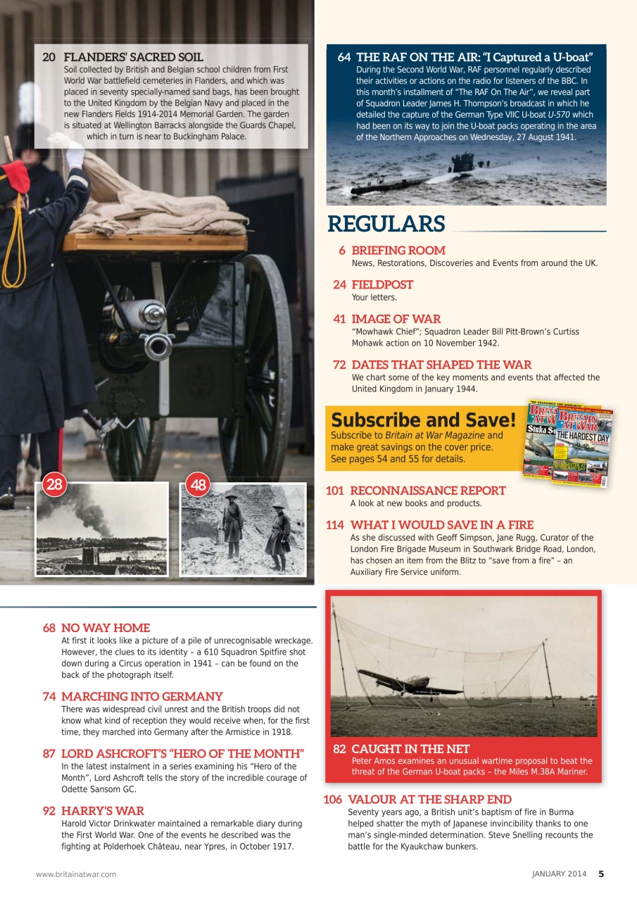 Britain at War Magazine Preview Pages
