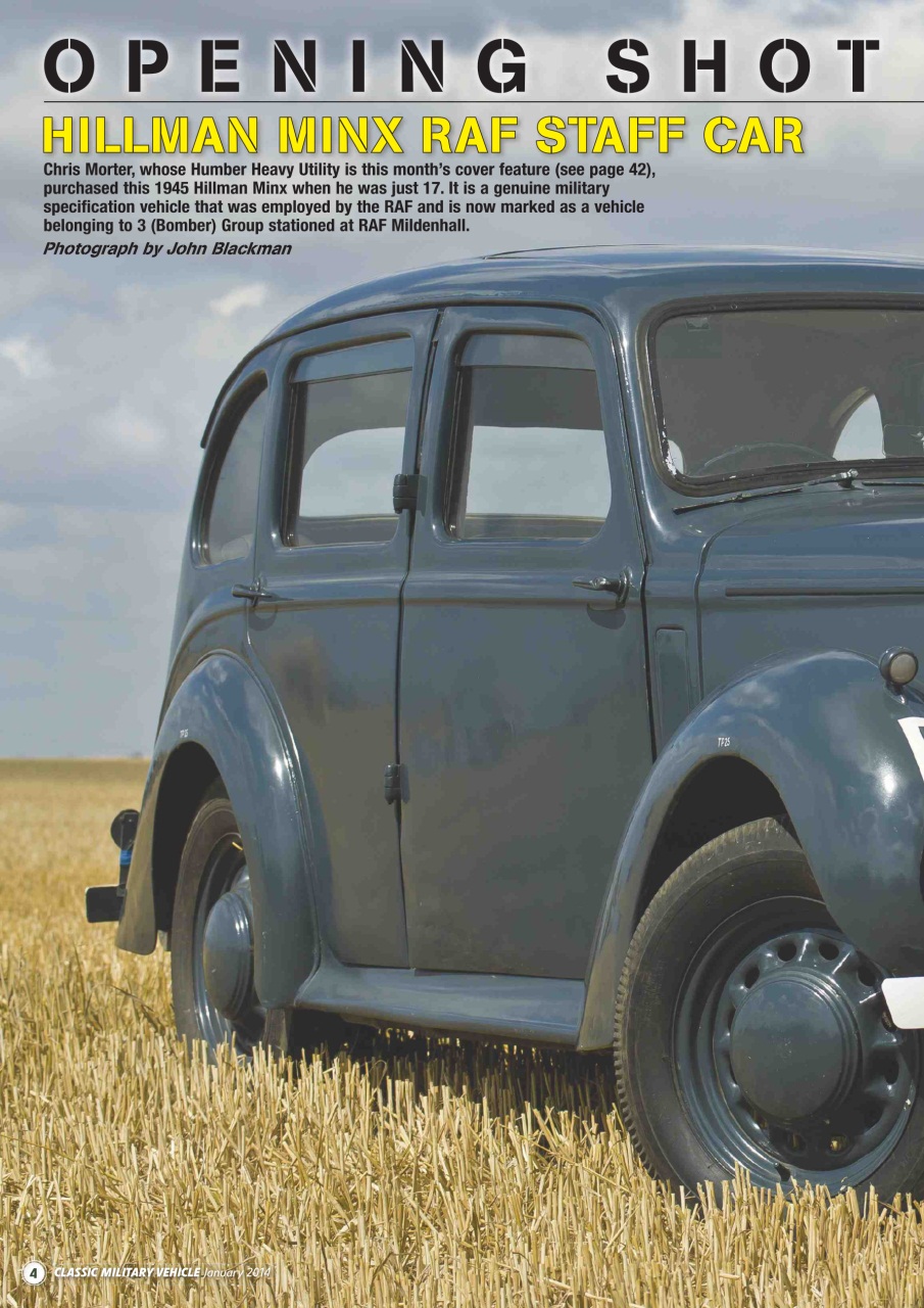 Classic Military Vehicle Preview Pages