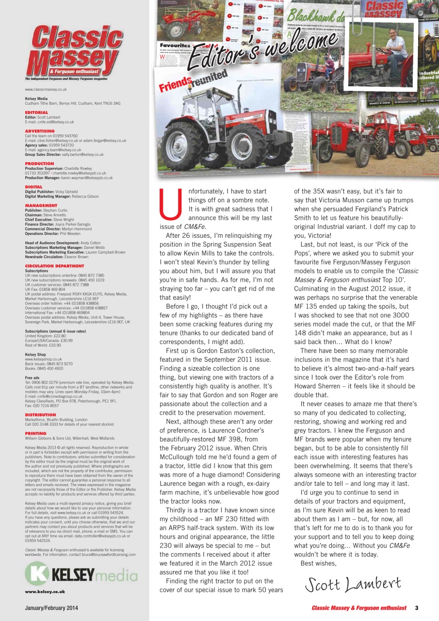 Classic Massey Preview Pages