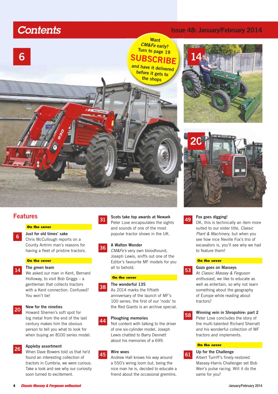 Classic Massey Preview Pages