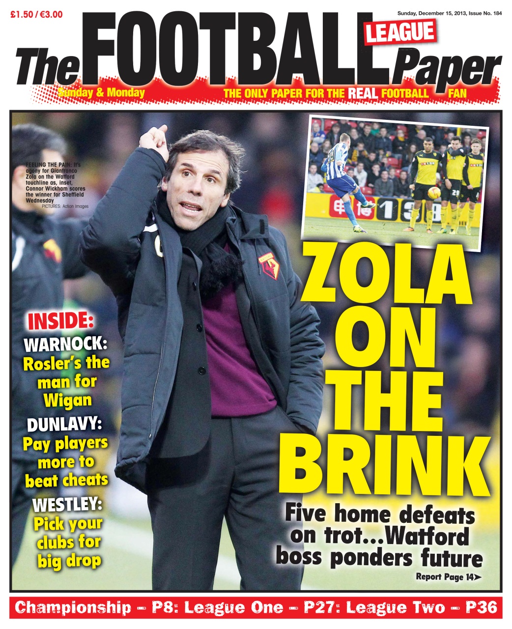 The Football League Paper Preview Pages