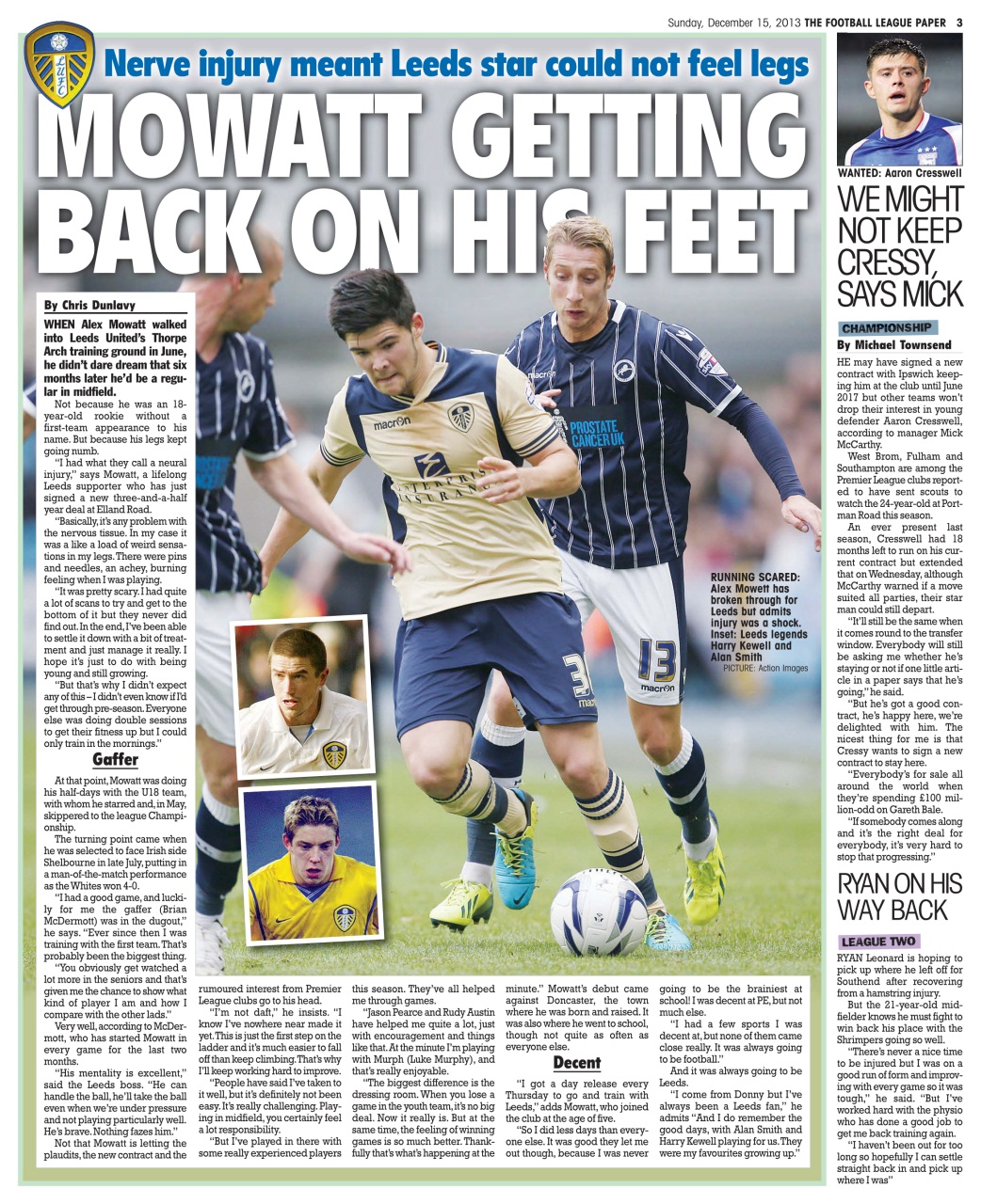 The Football League Paper Preview Pages