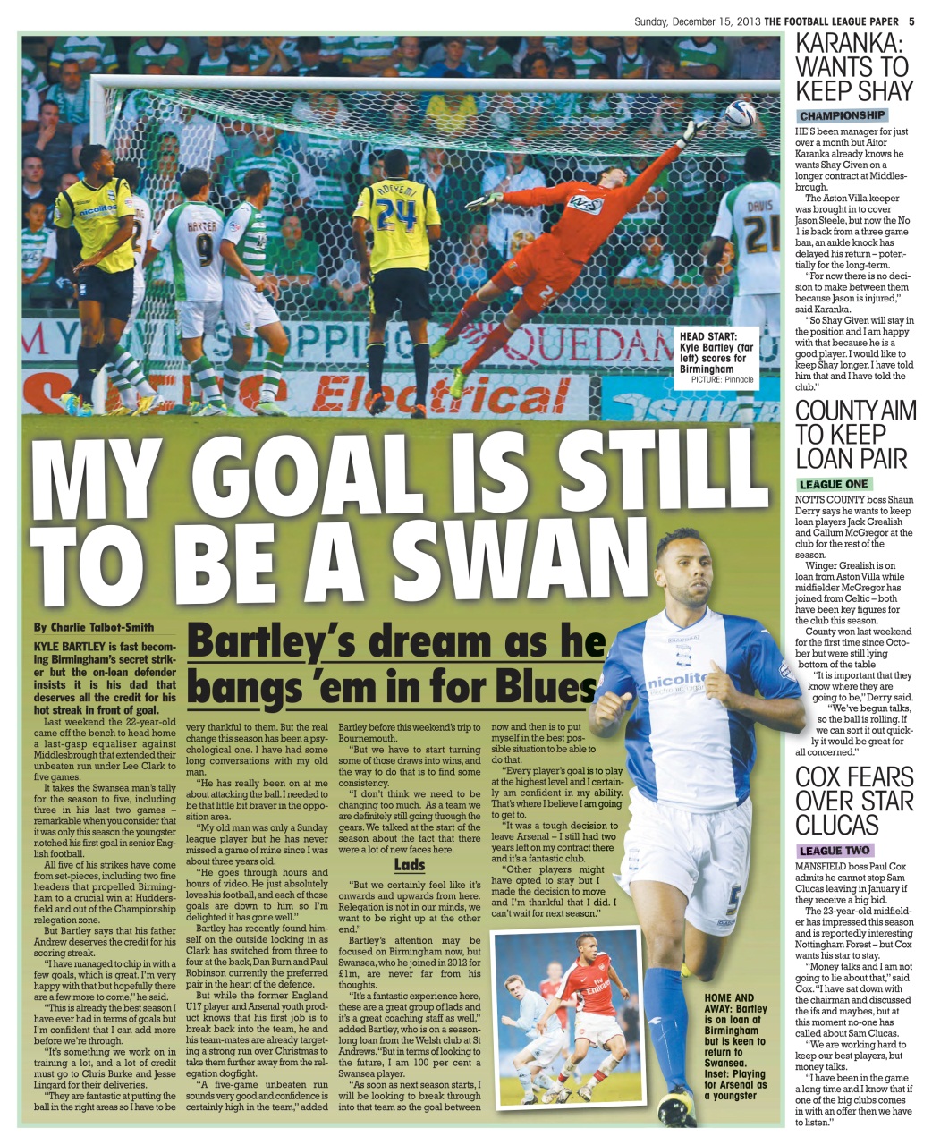 The Football League Paper Preview Pages