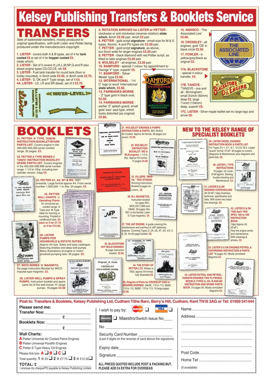 Stationary Engine Preview Pages