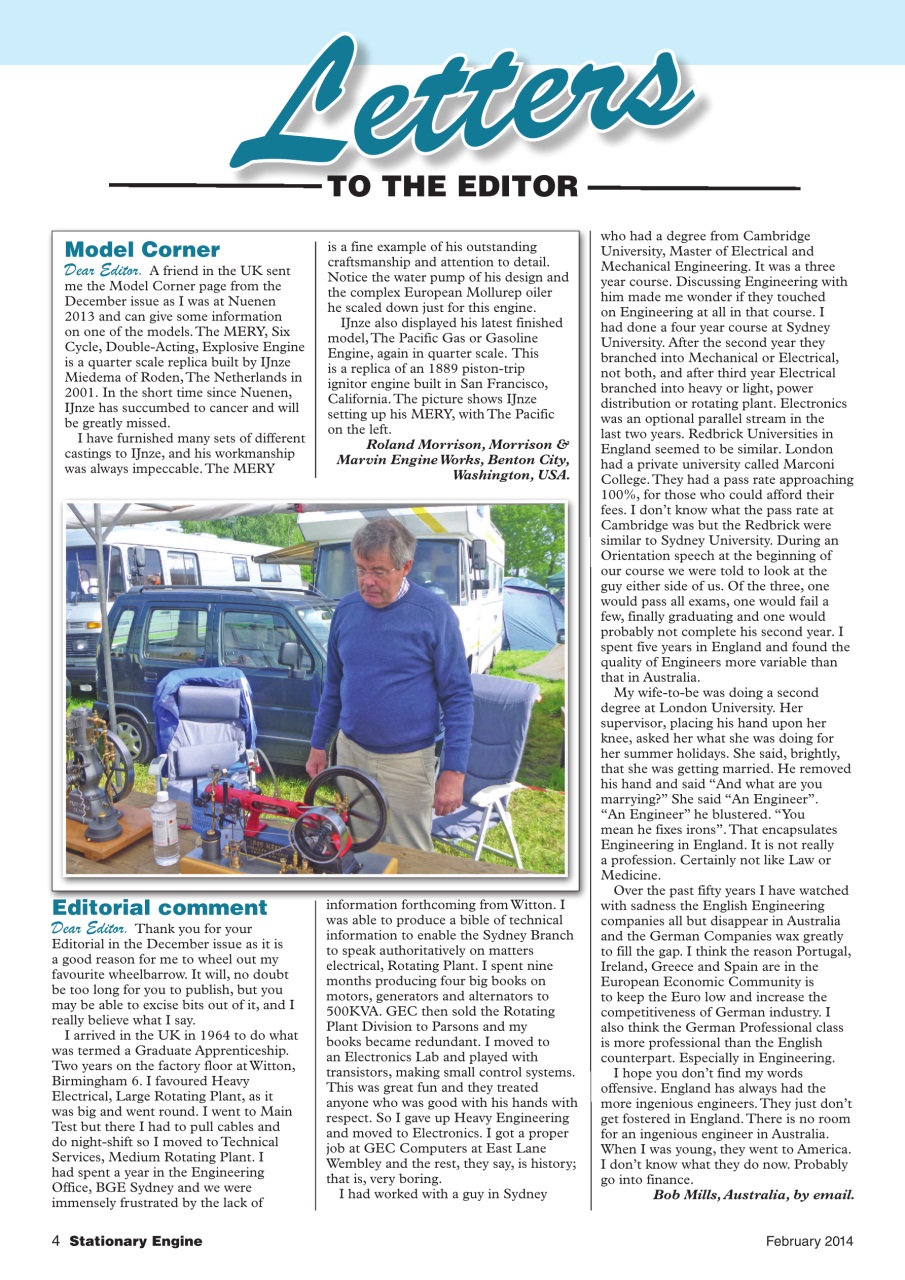 Stationary Engine Preview Pages