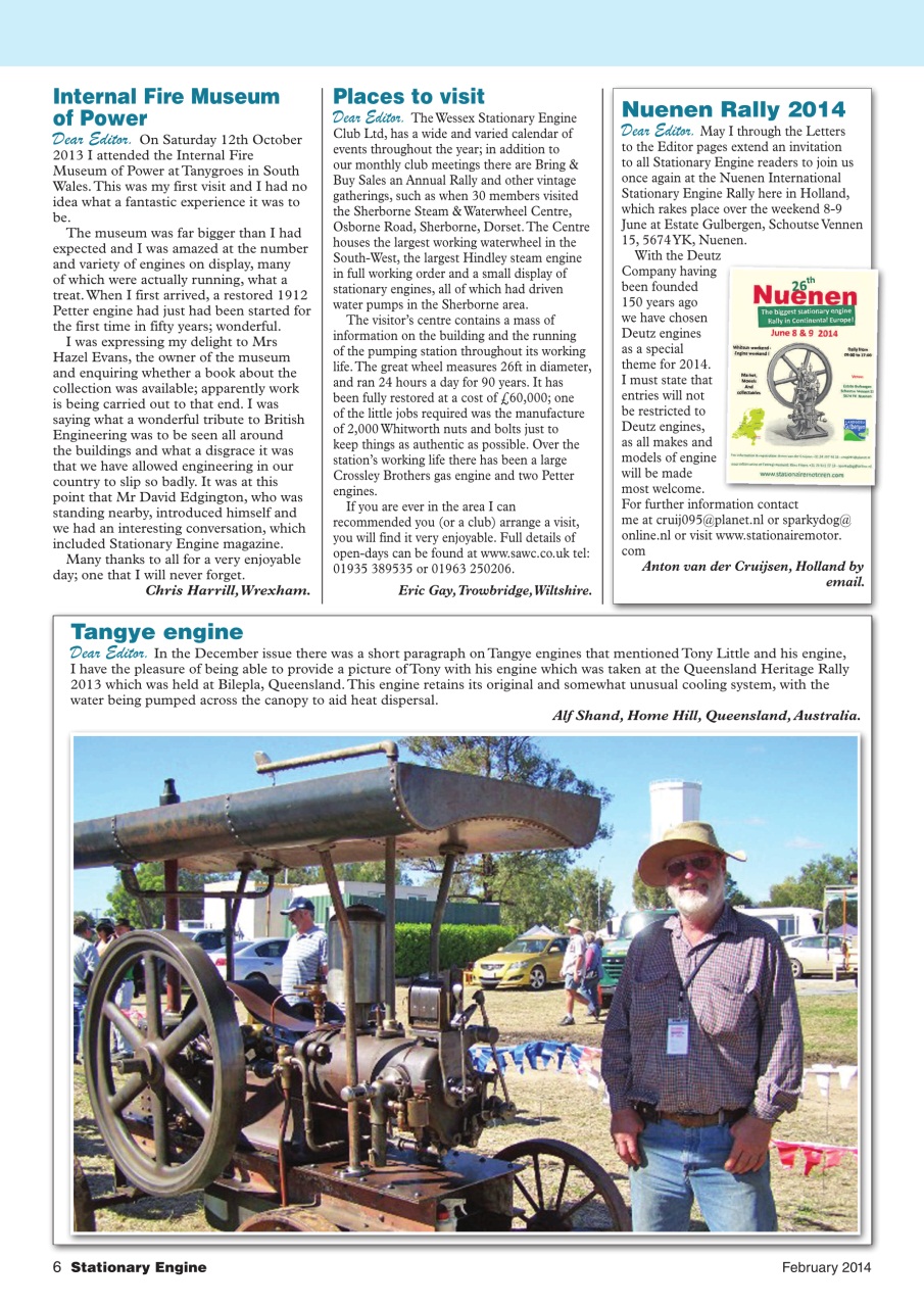 Stationary Engine Preview Pages