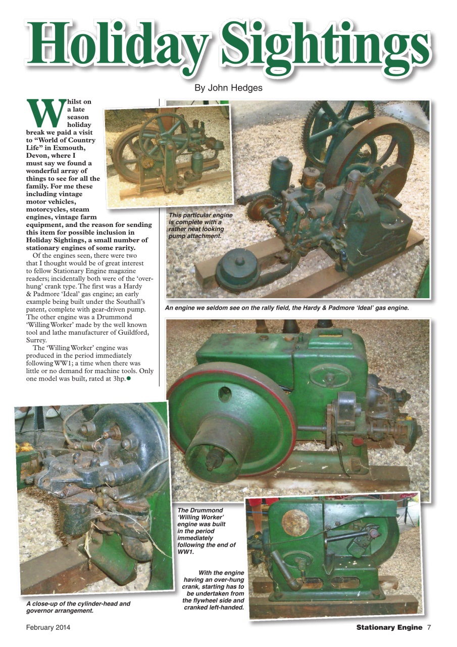 Stationary Engine Preview Pages