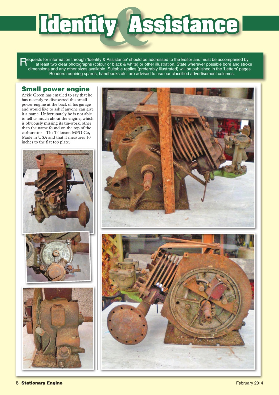 Stationary Engine Preview Pages