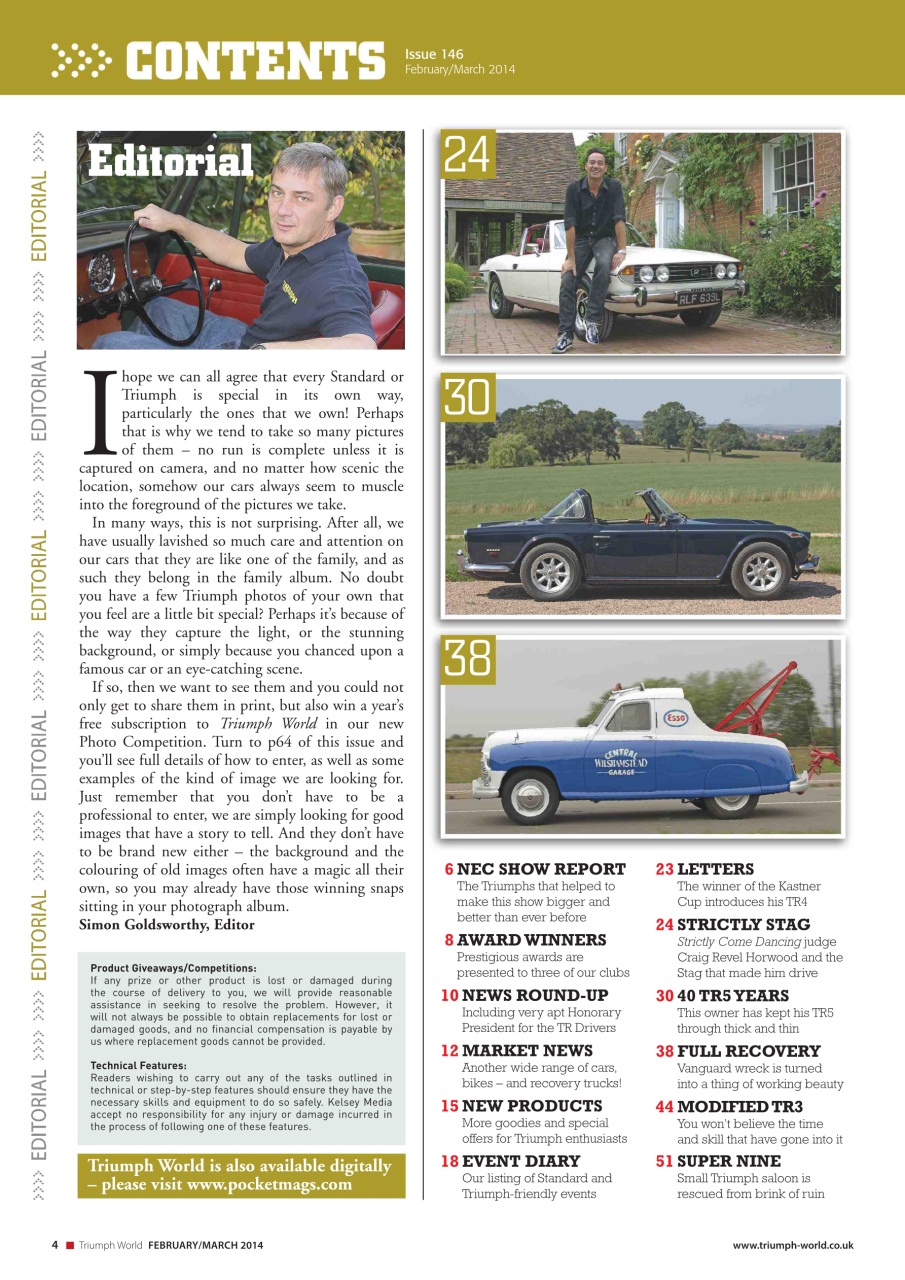 Triumph World Preview Pages
