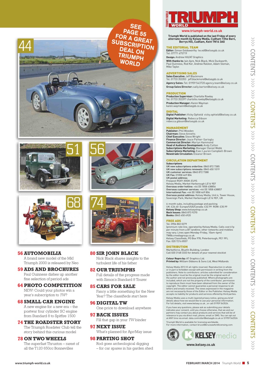 Triumph World Preview Pages