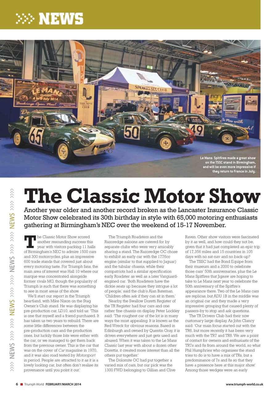 Triumph World Preview Pages