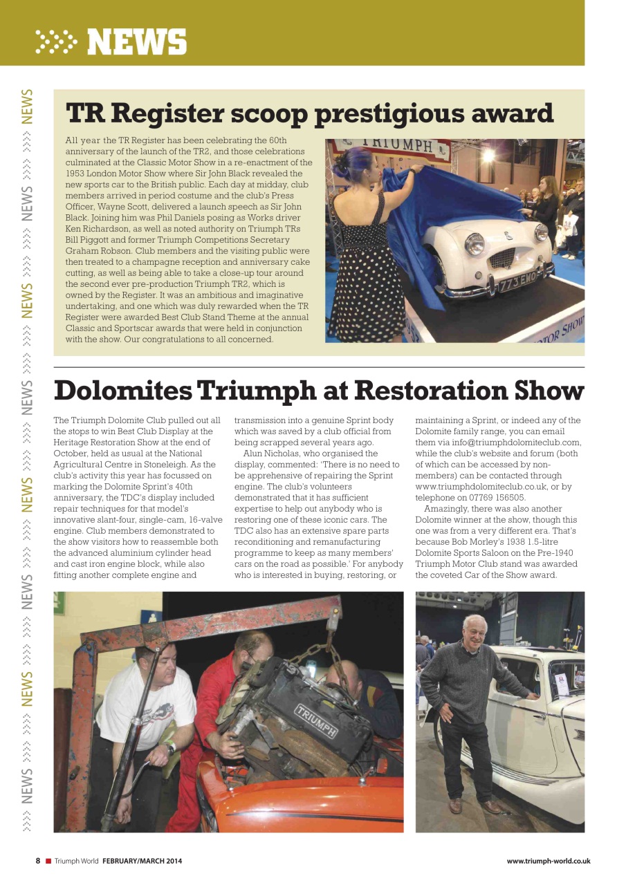 Triumph World Preview Pages