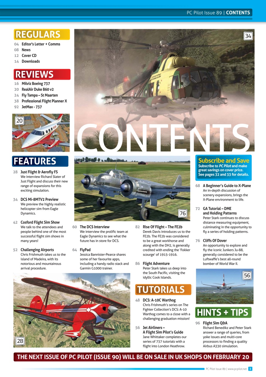 PC Pilot Preview Pages