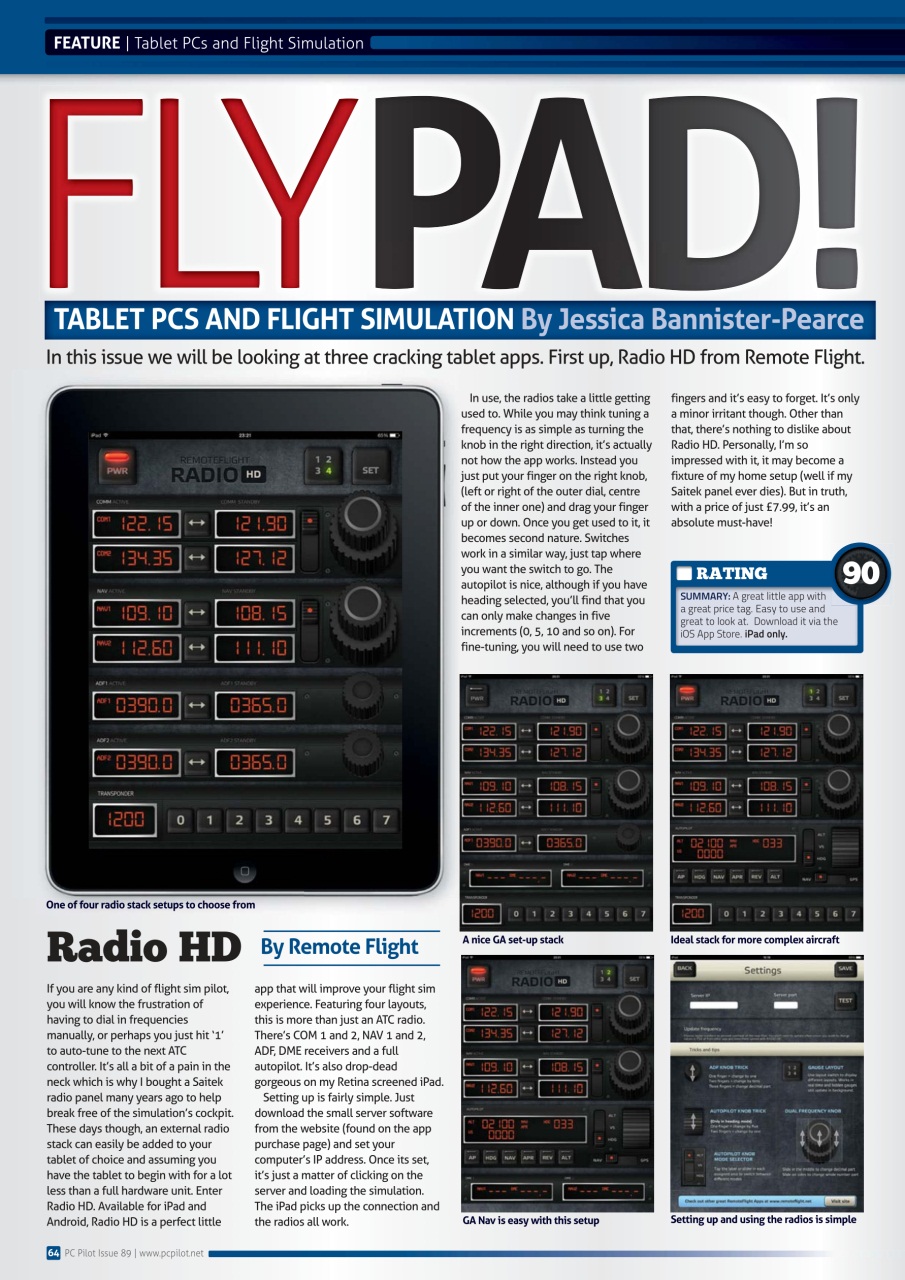 PC Pilot Preview Pages