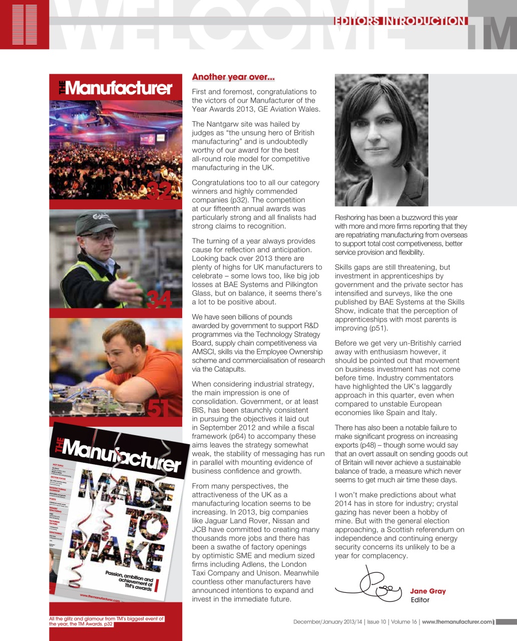 The Manufacturer Preview Pages