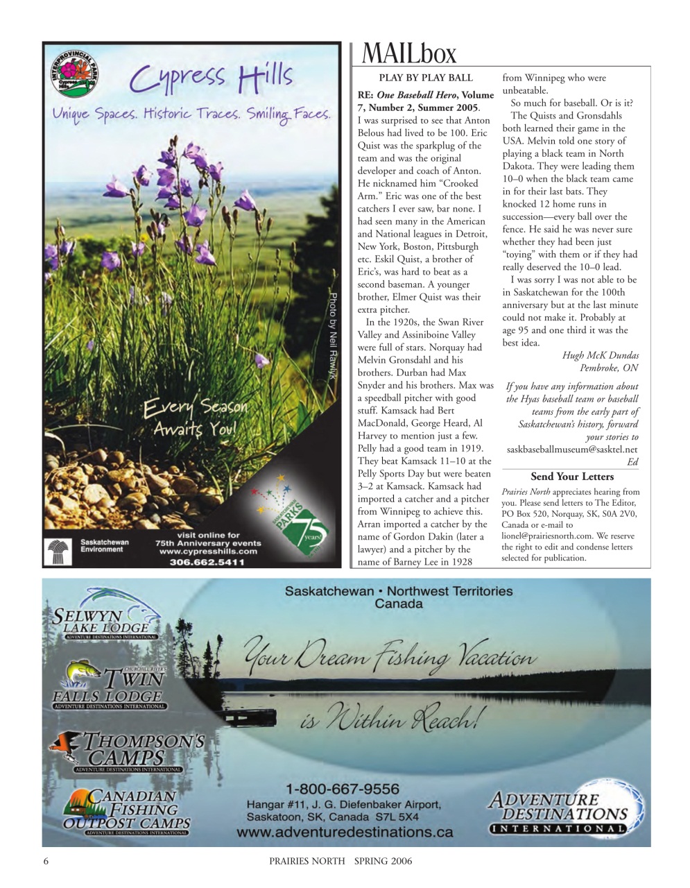Prairies North Magazine Preview Pages