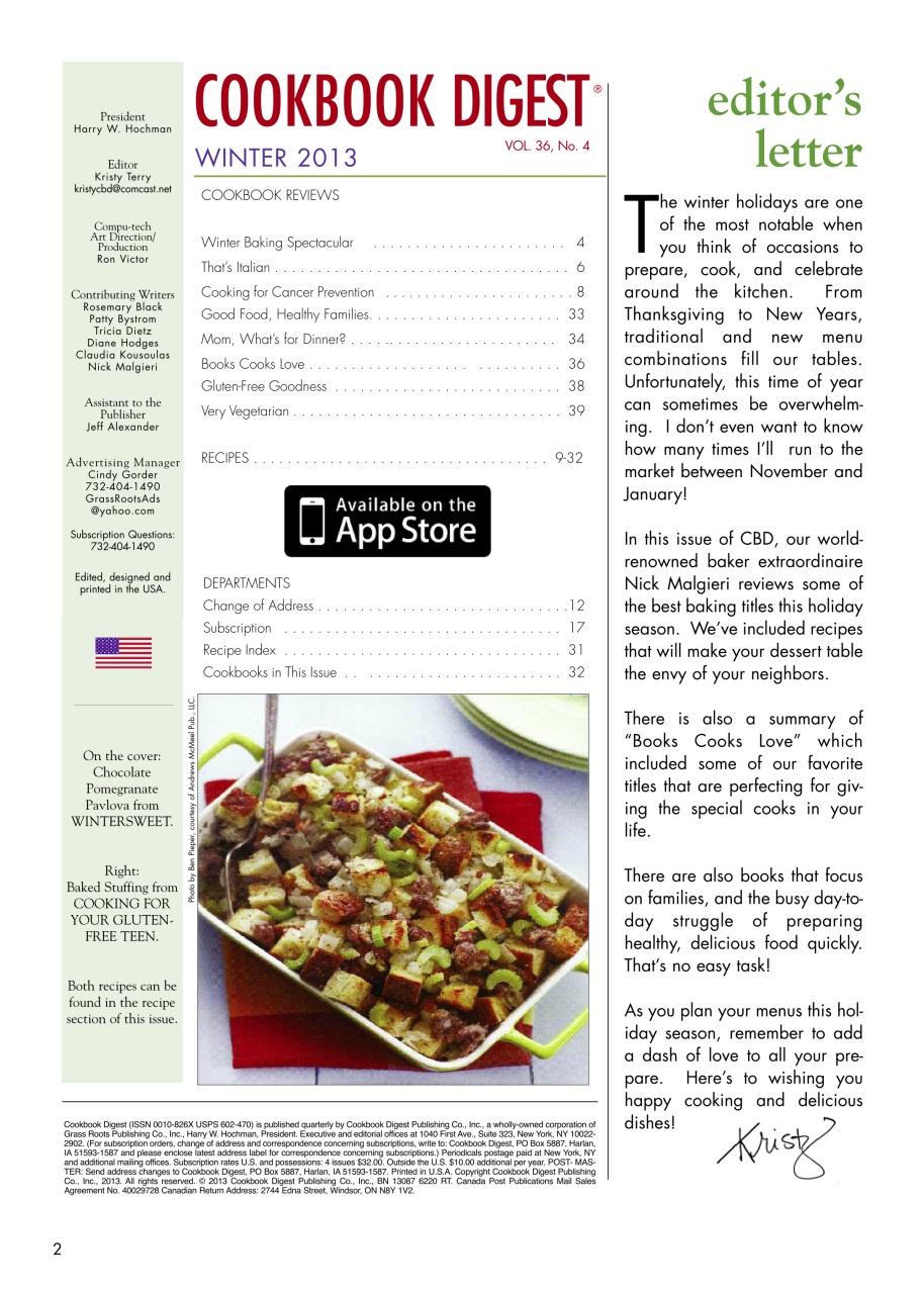 Cookbook Digest Preview Pages