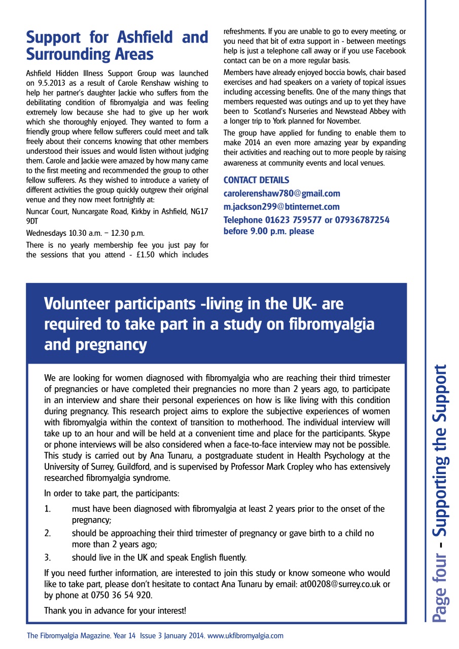 Fibromyalgia Magazine Preview Pages