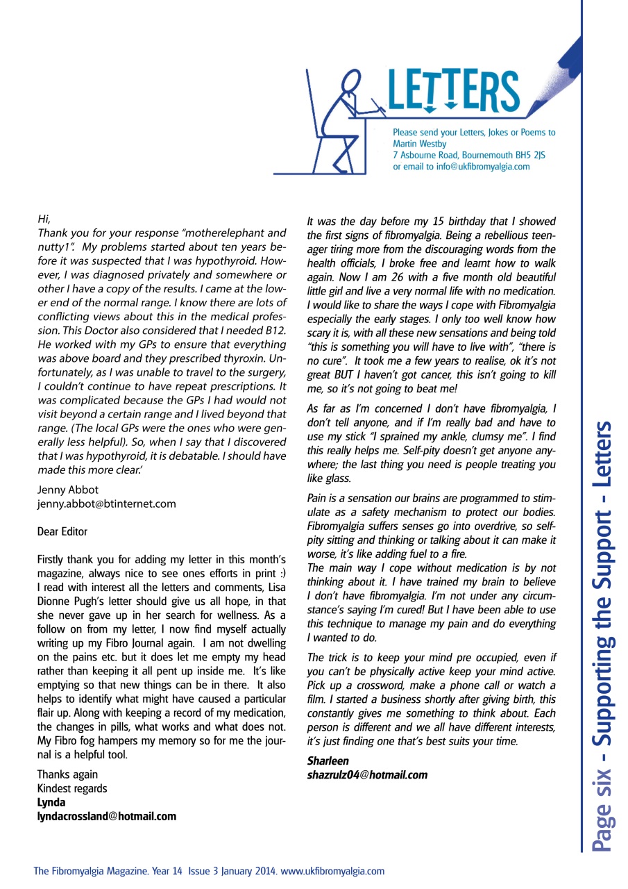 Fibromyalgia Magazine Preview Pages