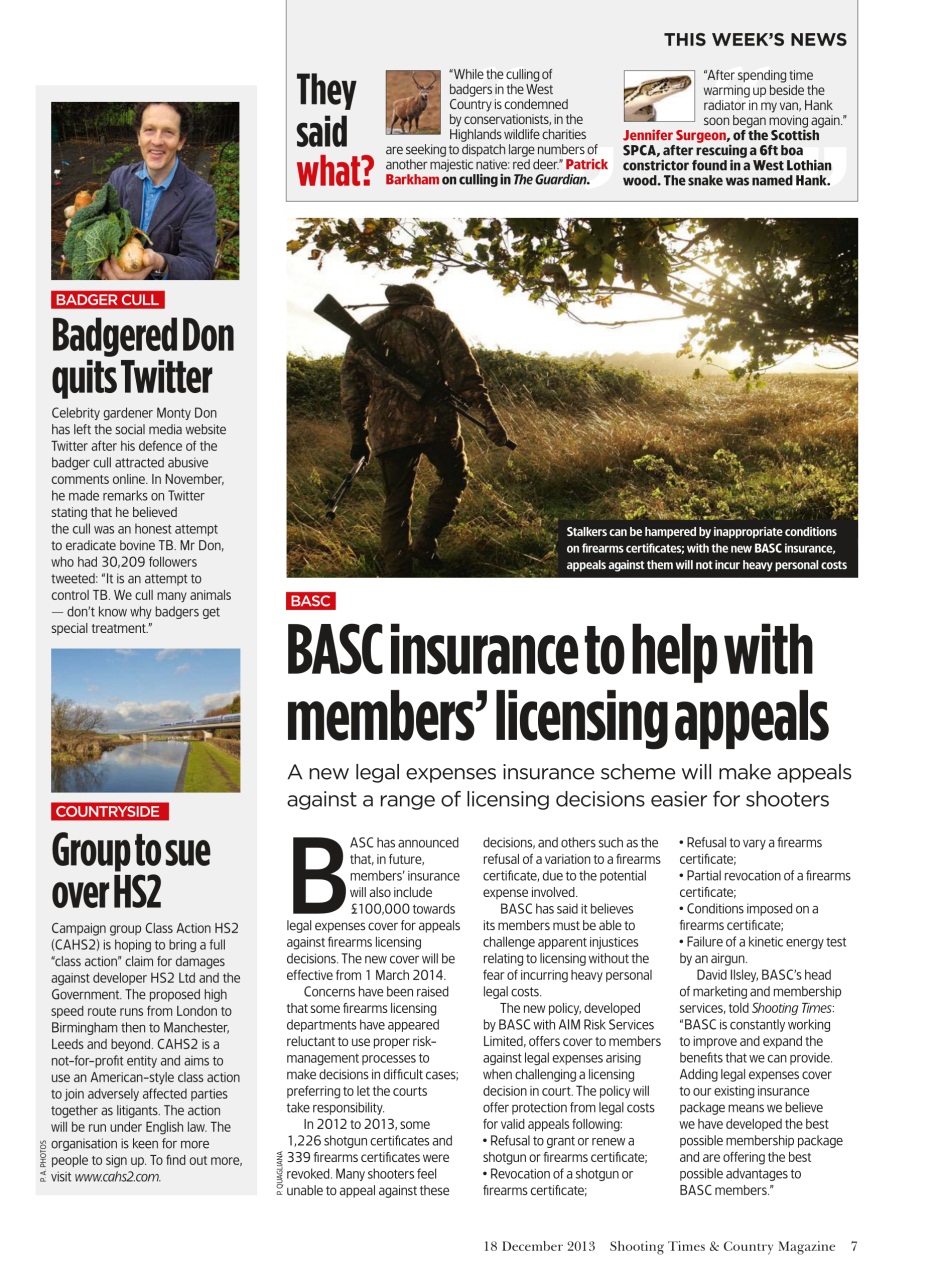 Shooting Times & Country Preview Pages