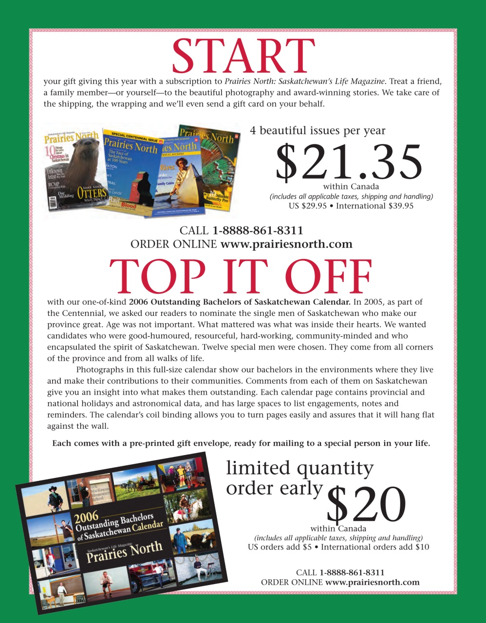 Prairies North Magazine Preview Pages