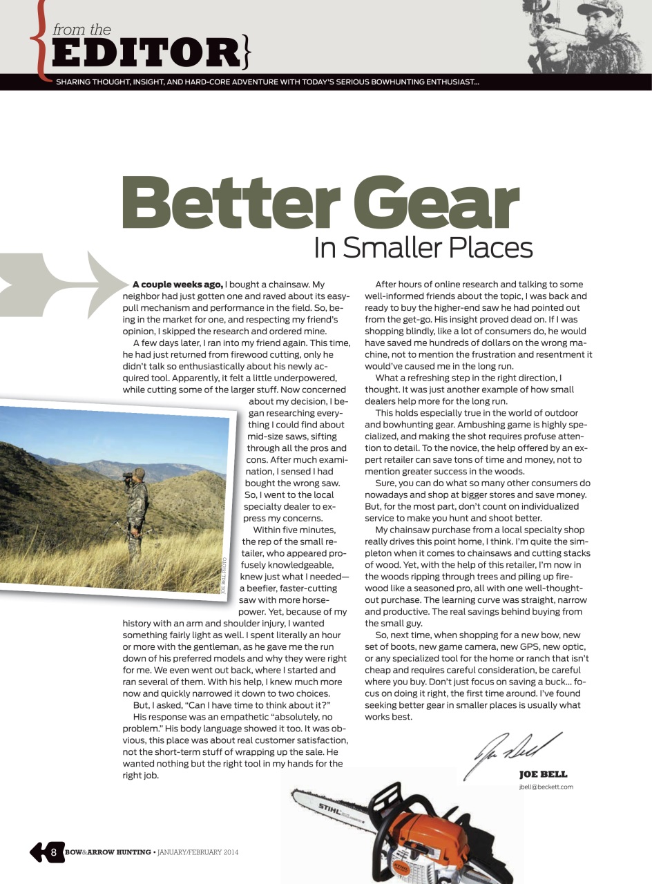 Bow & Arrow Hunting Preview Pages